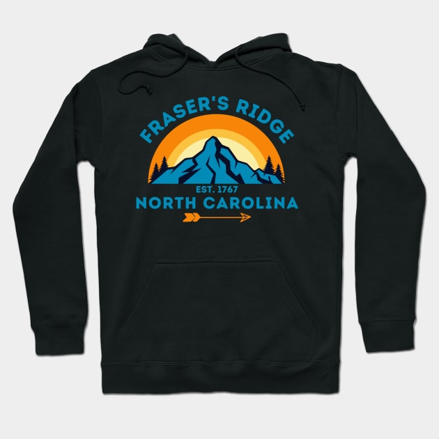 Fraser's Ridge North Carolina Established in 1767 Hoodie by MalibuSun